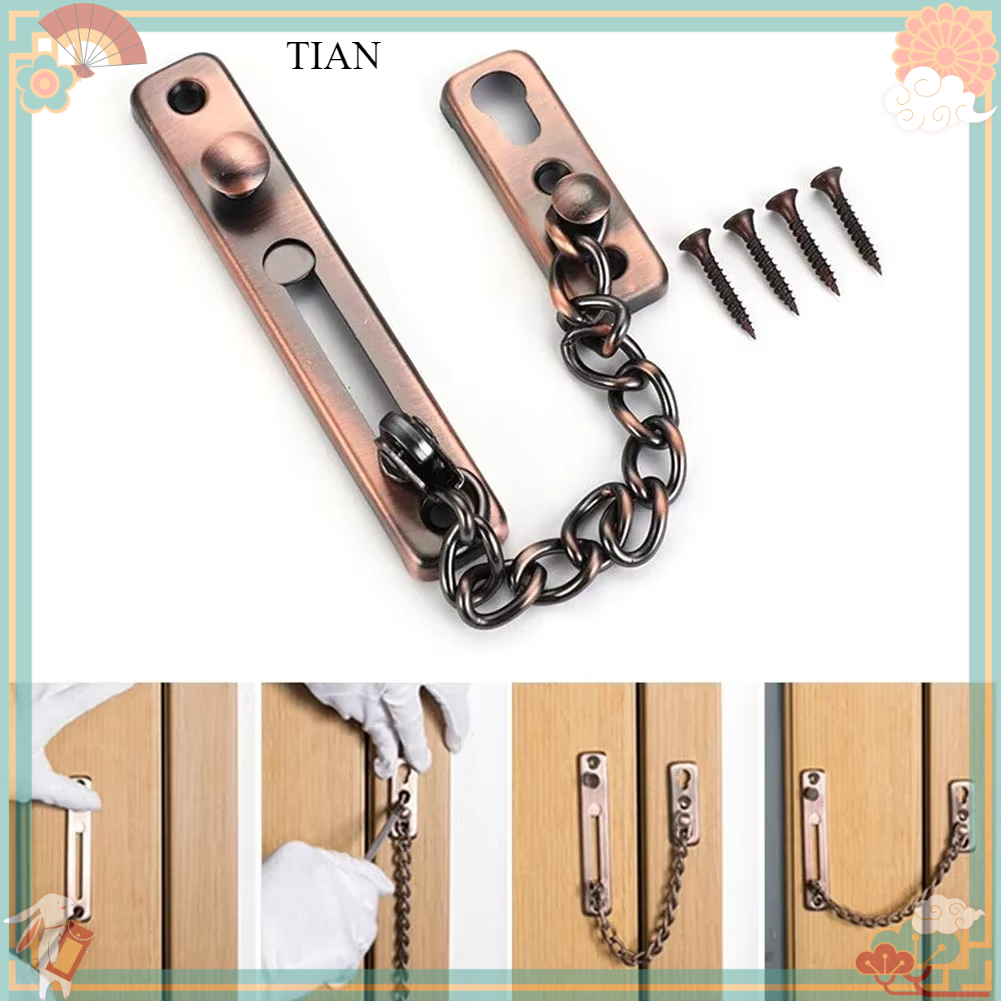Door Chain with Lock Door Lock - Security Chain Door 评论和价格