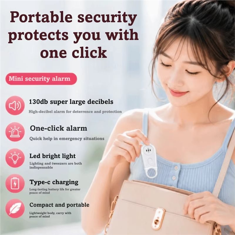 Emergency Alert Keychain Porta - Personal Alarm Keychain 评论和价格